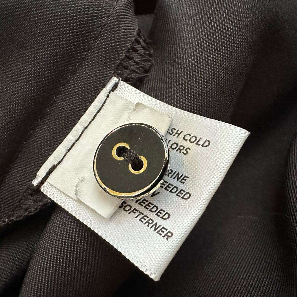 Lady Hagen Black Gold Skort Skirt Size 6 Glam Preppy Tennis Golf Vacation - Picture 7 of 7